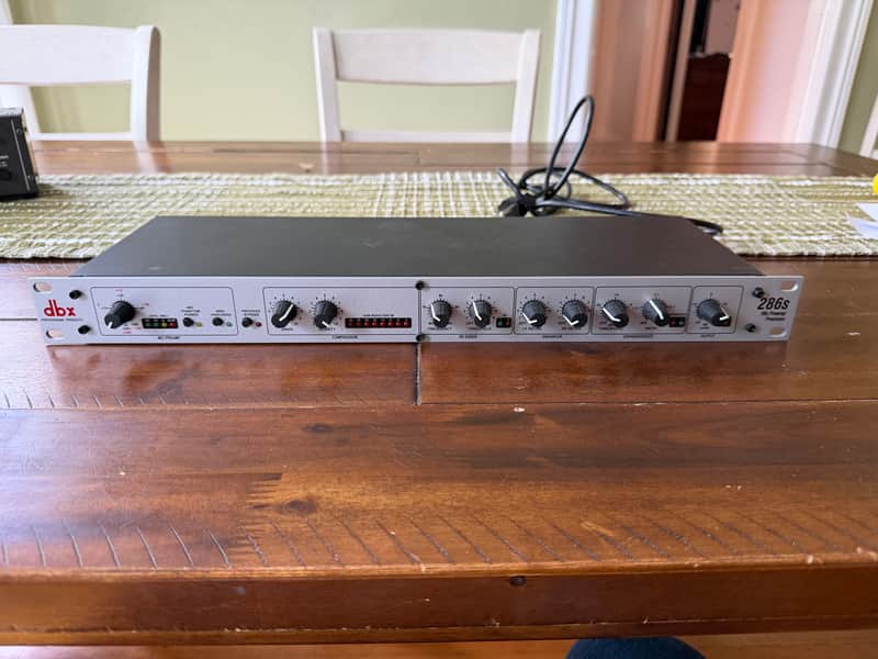 dbx 286s Microphone Preamp Processor 2010s - Silver image 1