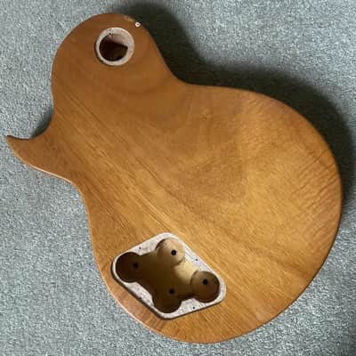 Single Cut Guitar Body, Sunburst, Flamed Maple, Mahogany image 7