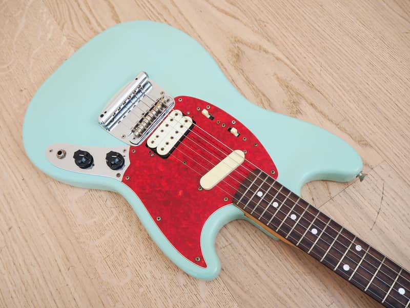 1996 Fender Kurt Cobain Mustang MG69 Electric Guitar Sonic Blue