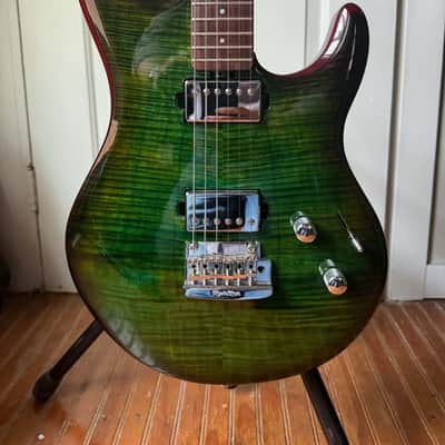 Ernie Ball Music Man Luke III Luscious Green Flame image 7