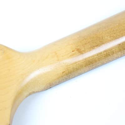 RARE 1963 Vintage Fender Stratocaster Neck Maple Brazilian Rosewood Clay Inlays Strat USA 1960s L-Series Pre-CBS image 19