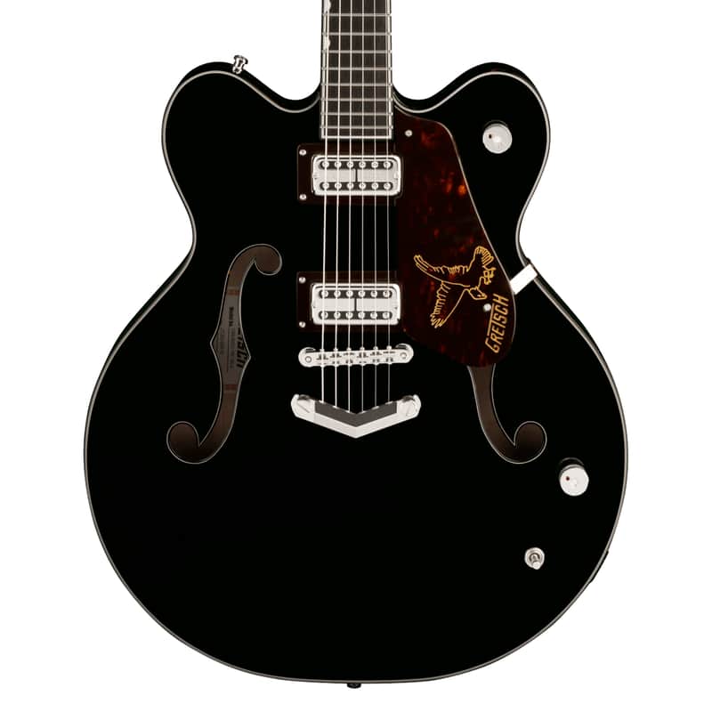 Used Gretsch G6136RF Richard Fortus Signature Falcon w/V-Stop - Vint. Black image 1