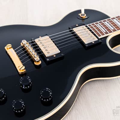 1998 Orville Les Paul Custom LPC-75 Black Beauty Gibson-Licensed, Japan Fujigen image 6