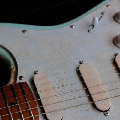 Build to Order GB Liuteria Traditional Strato Custom shop - Light blue relic image 12