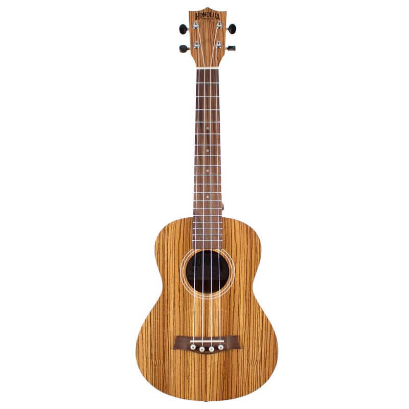 Honolua Ukuleles Honu Limited Edition Zebrawood Tenor Ukulele HO-31ZW w/Bag image 1