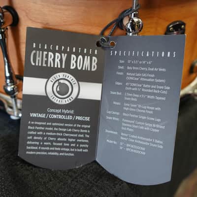 Mapex BPCW4600CNW Cherry Bomb 6x14" Snare Drum image 5