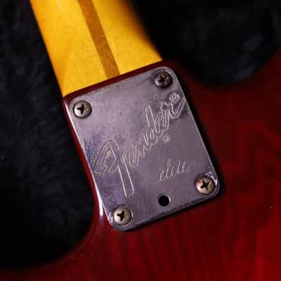Fender Stratocaster Elite Usa 1983 Wild Cherry image 10