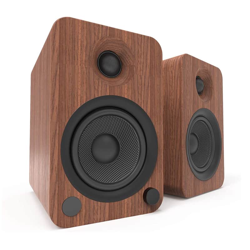 Kanto: YU4 Powered Bookshelf Speakers - Walnut (YU4WALNUT) Walnut image 1