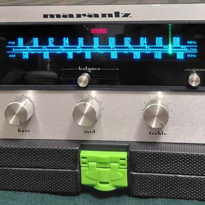 Marantz Model 2225 25-Watt Stereo Solid-State Receiver 1976 - 1977 - Fully Restored Silver with WC22 FactoryWood Case image 7