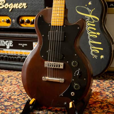 Gibson Marauder – 1979 – Walnut – Maple Fretboard – “Rare Dark Back Neck” – 100% Original – Very Good Vintage Condition – w/ OHSC (Yellow Interior) image 3