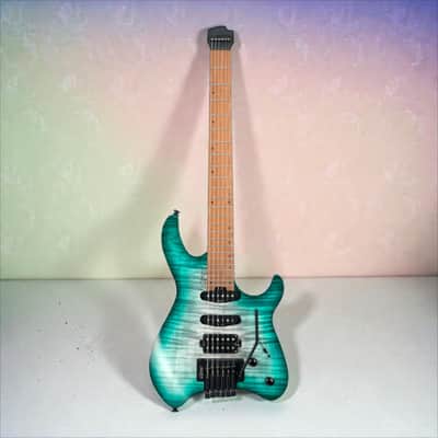 Cort Space 6GTR Electric Guitar w/Gig-bag. Semi Gloss Lagoon, B-Stock image 2