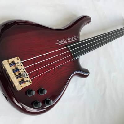 1985 Tune Bass Maniac Fretless TB-4/FL TRS image 3