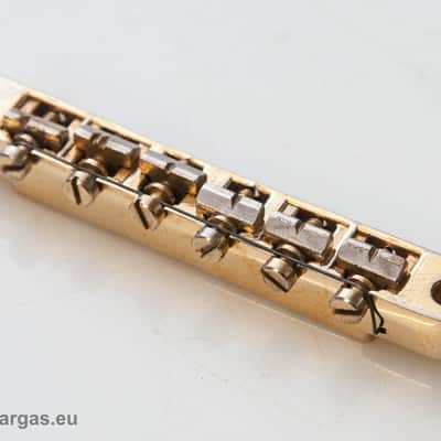Original Gibson ABR 1 Bridge 1966-1970 Gold W/ original Thumbwheels image 12