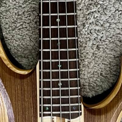 Mint Ibanez Model BTB745NTL 5-String Electric Bass Guitar, Low Gloss Natural Finish image 5