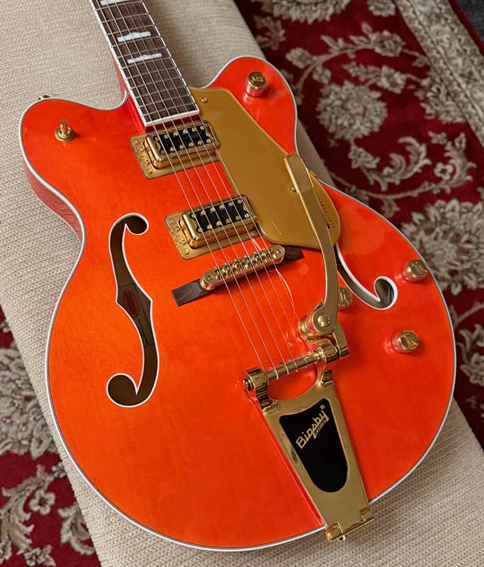 Gretsch G5422TG Electromatic Classic Hollow Body Double-Cut w/ Bigsby - Orange Stain image 1