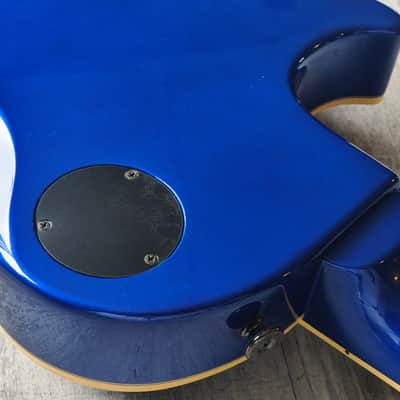 1997 Greco Japan LG-70 Eclipse Style Les Paul (Blue) image 12