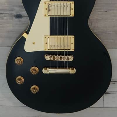AIO SC77 Left Handed Electric Guitar - Solid Black *Cream Inlay w/SKB-56 Hard Case imagen 4