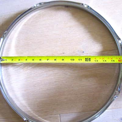 16" 8-Lug Triple-Flanged Hoop Rim Chrome Heavy-Duty (USED) image 4