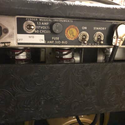 Fender Bassman 2-Channel 50-Watt Guitar Amp Head seventies - Silverface image 4