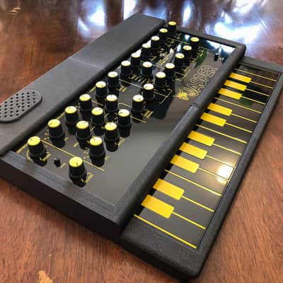 Jasper Synth DP WASP clone with 3D printed enclosure and desktop stand image 5