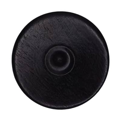 Ebony Wood Guitar Or Mandolin Pick - 3.0 mm Ultra Heavy Gauge - Round Shape - Natural Finish Handmade Specialty Exotic Plectrum - 3 Pack