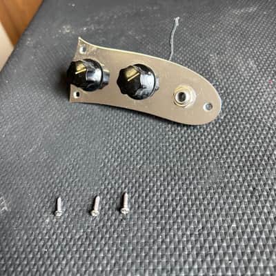 1960-'70's Fender Mustang Duo-Sonic Control Plate-Pots-Knobs-Input Jack-Screws image 1