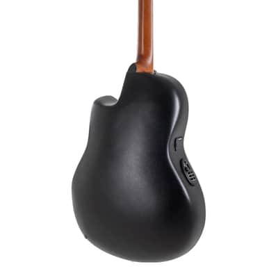 Ovation CS24X-7C Celebrity Series Traditional Plus Mid-Depth Acoustic-Electric Guitar Cognac Burst image 14