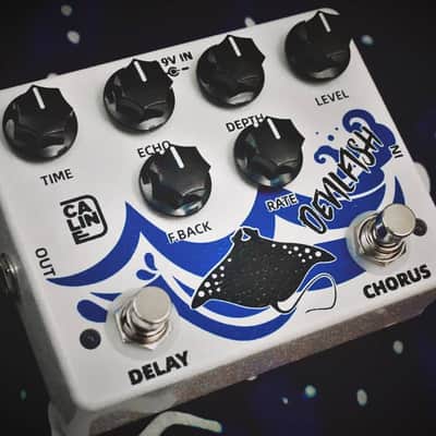 Caline DCP-03 Devilfish Chorus / Delay Guitar Effect Pedal image 4