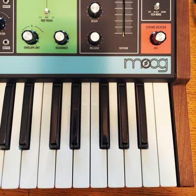 Moog Grandmother 32-Key Semi-Modular Analog Synthesizer with Custom Walnut Cheeks image 11