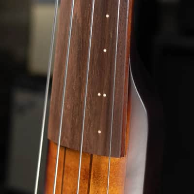 Ibanez Bass Workshop UB804 4-String Electric Upright Bass - Mahogany Oil Burst with Gig Bag image 5
