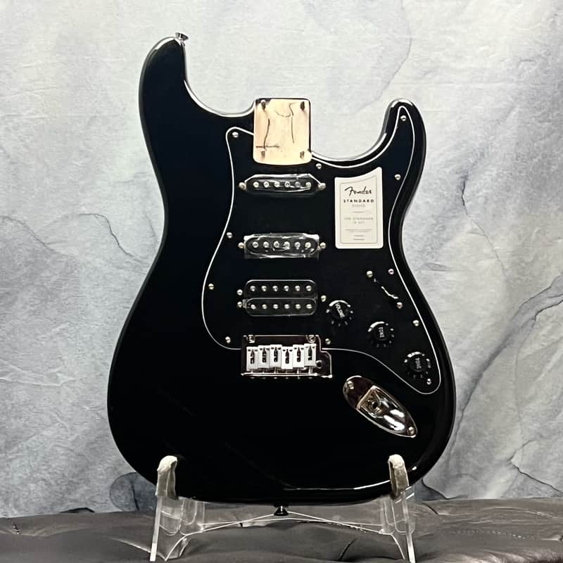 Fender Standard Series Loaded HSS Stratocaster Body Black image 1