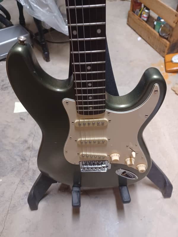 Galveston Strat Copy 1980's - Green image 1