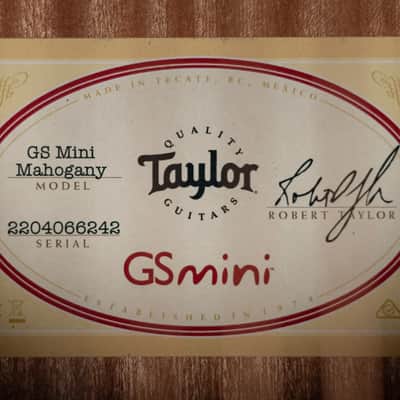 Taylor GS Mini Mahogany Left-Handed Acoustic Guitar - Mahogany with Gig Bag image 14