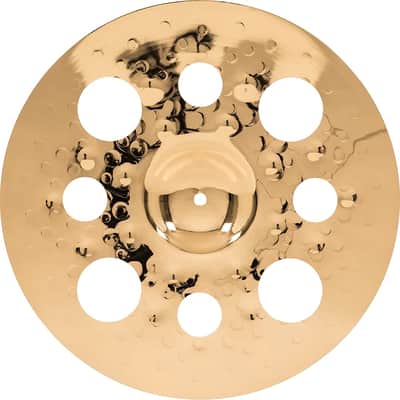 Meinl 16" Trash Stack Cymbal Pair with Holes - Classics Custom Brilliant - Made In Germany, 2-YEAR WARRANTY (CC16-STK) image 6