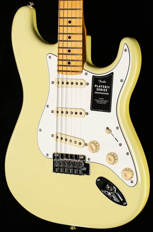 Fender Player II Stratocaster Maple Fingerboard Hialeah Yellow (112) image 1