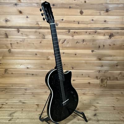 Cordoba Stage Nylon String Electric Guitar - Black Burst image 2