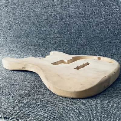 Unfinished Basswood 4 String Precision P Bass Style Body image 7