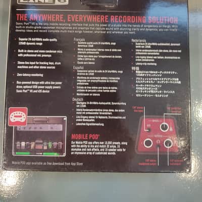 Line 6 Sonic Port VX Mobile USB Audio Interface image 2