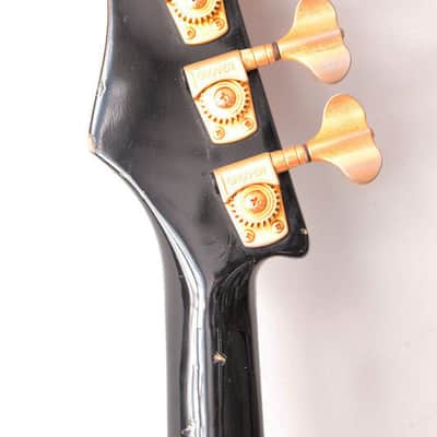 Rare extreme vintage japan metal Greco Explorer bass 1985 black image 5