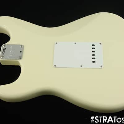 American Fender CLAPTON Strat BODY + HARDWARE USA Stratocaster Olympic White image 3