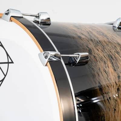 Dixon Artisan Select 422 Shell Pack PMT over Black to Black Burst (PODAX422-07-BKMBB-CR) image 4