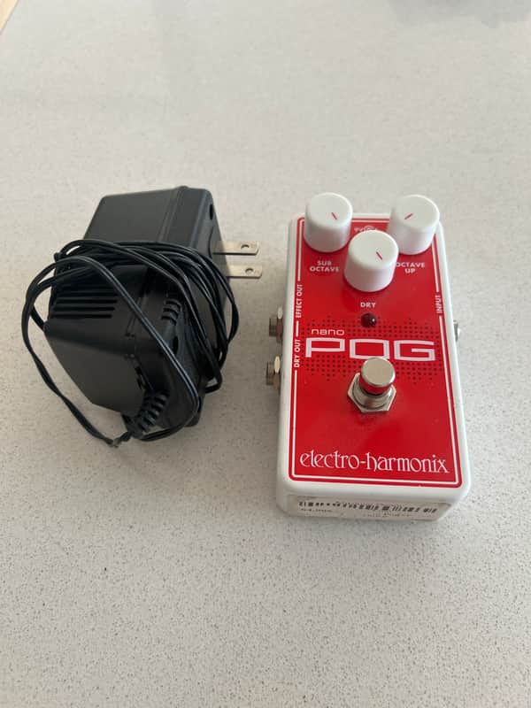 Electro-Harmonix Nano POG Polyphonic Octave Generator 2015 - Present - Red / White image 1