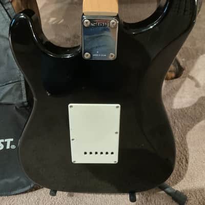 Fender Squire  Stratocaster with new gig bag and a Capo image 6