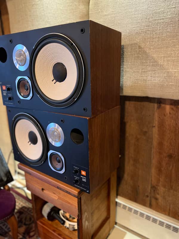 JBL 4411 Studio Control Monitors Walnut / Black | Reverb