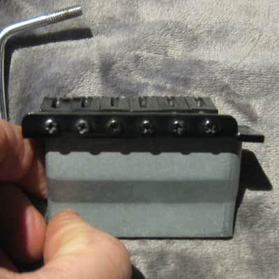 Squier Stratocaster Standard 20th Anniversary bridge RARE Black finish image 3