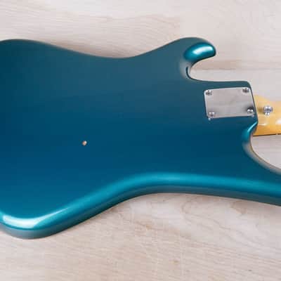 Teisco SPB-200 Spectrum Bass Reissue MIJ 2001 Metallic Blue Short Scale 30' Japan w/ Bag image 11