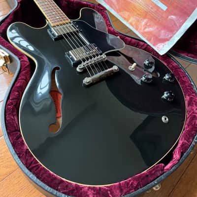 Gibson Custom Shop ES-335 Roy Orbison - Ebony Black image 1