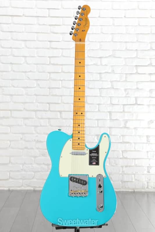 Fender American Professional II Telecaster - Miami Blue with Maple Fingerboard (TeleAP2MMBd1) image 1