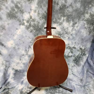 1975 Air Line Adjustable Bridge Dreadnought Flat Top Western Guitar Original Soft Shell Case image 10