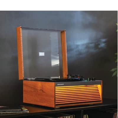 Crosley CR6237A Dean 3-Speed Bluetooth Record Player Natural With Legs-NEW image 7